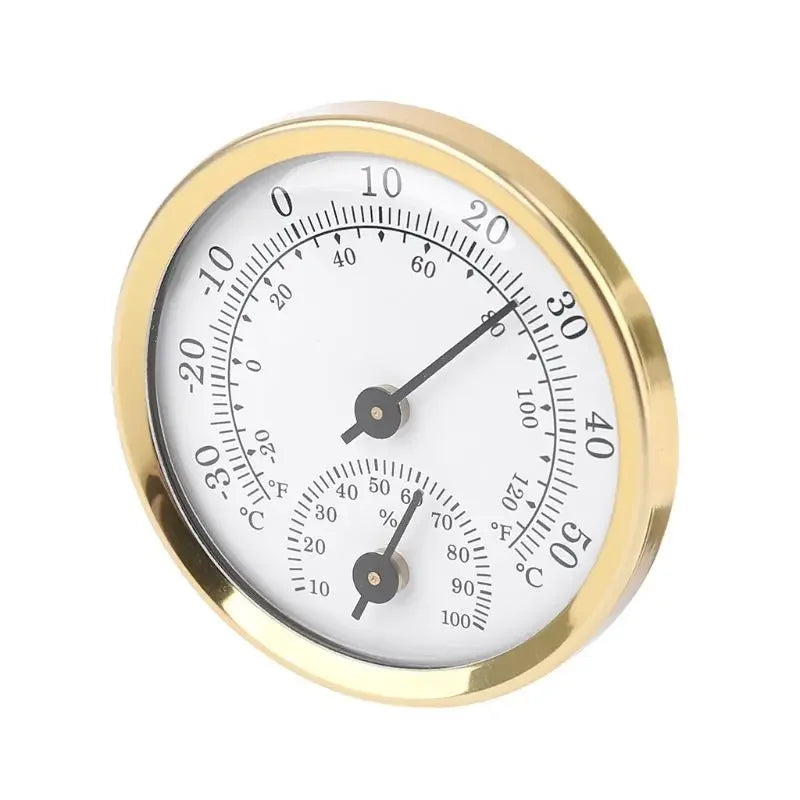 Mini 2 in 1 Thermometer Hygrometer Wall Mounted Mechanical Analog Temperature Gauge Humidity Meter Quake