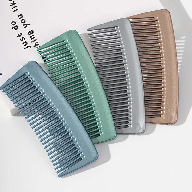 Small Wide Tooth Hair Relief Comb, Portable,portable, Smooth Hair, Handless Comb, Massage Oil Head, Back Head Quake