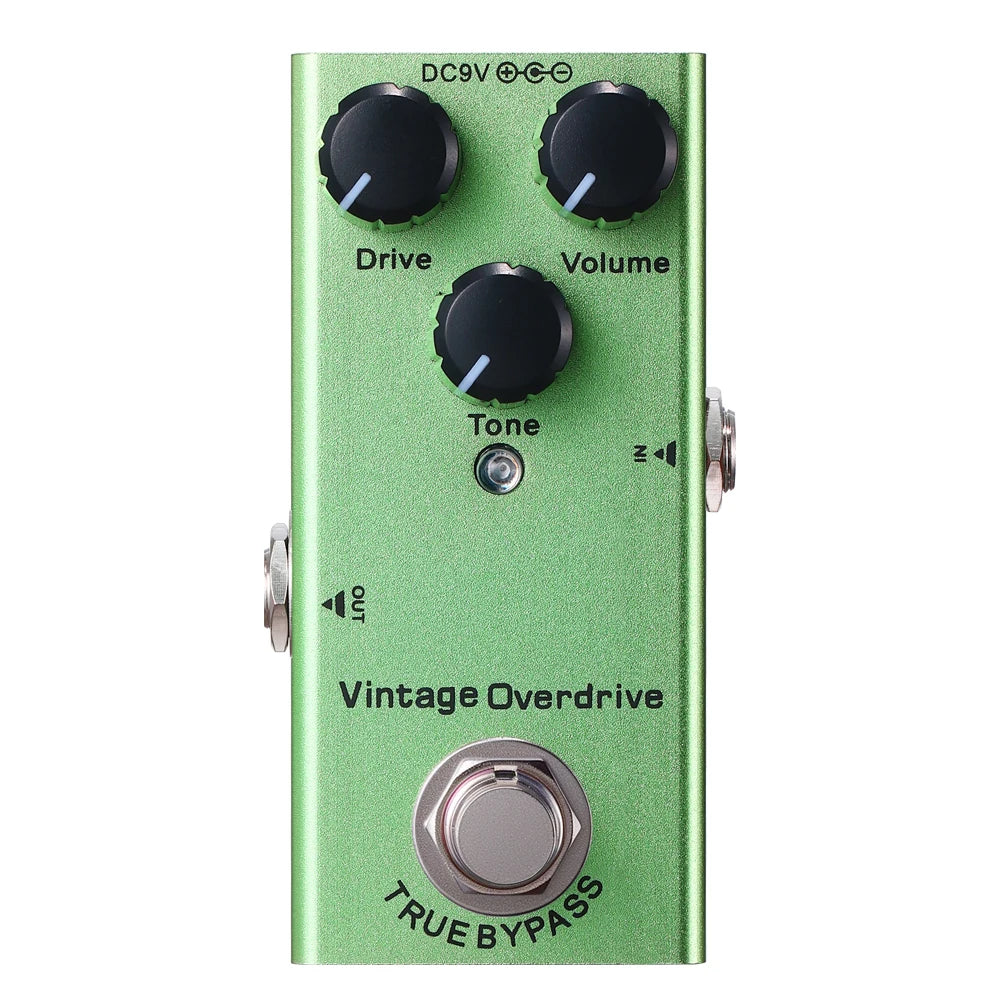 Electric Guitar Pedal Vintage Overdrive/US Dream/Classic Chorus/Vintage Phase/Tremolo/Analog delay/Digital Delay/Ultimate Drive Quake 01 Vintage Overdrive