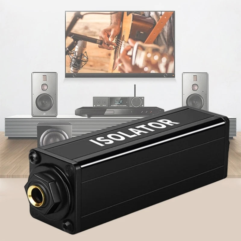 6.5mm Auditory Isolator Eliminates Hum Noise for Clear Sound Transmission in Various Auditory Devices Noise Reducer K1KF Quake