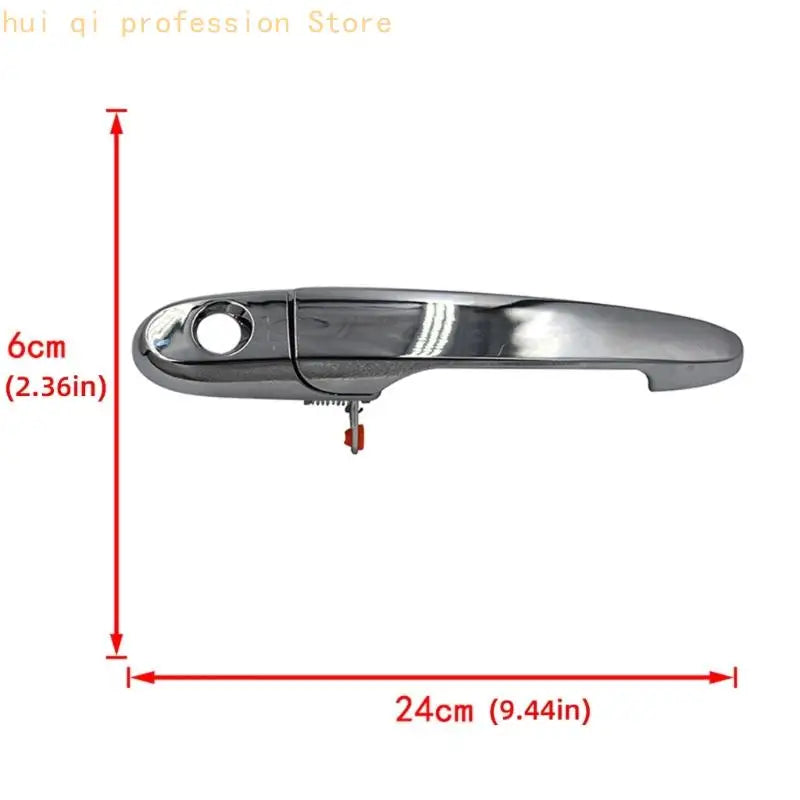 15773795FL Single Silver Tone Door Pull Handle for Outer Car Access Repair H8WE Quake