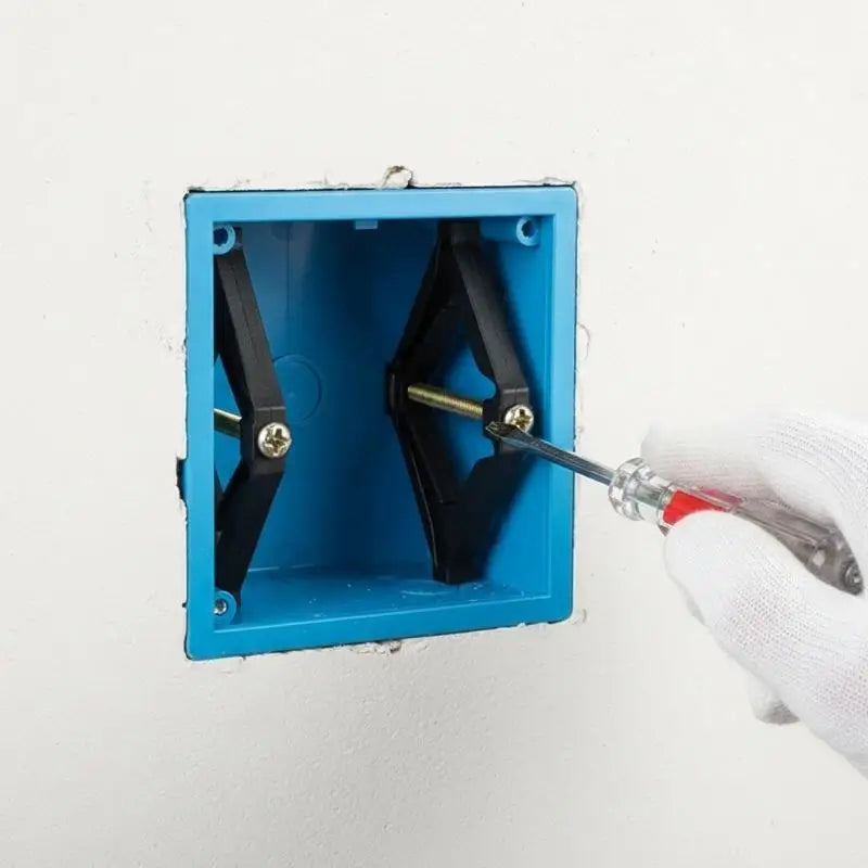 10Pcs Wall Socket Box Repair Clamp Mechanical Structure Easy Operation For Home Electrical Switch Socket Repair Quake