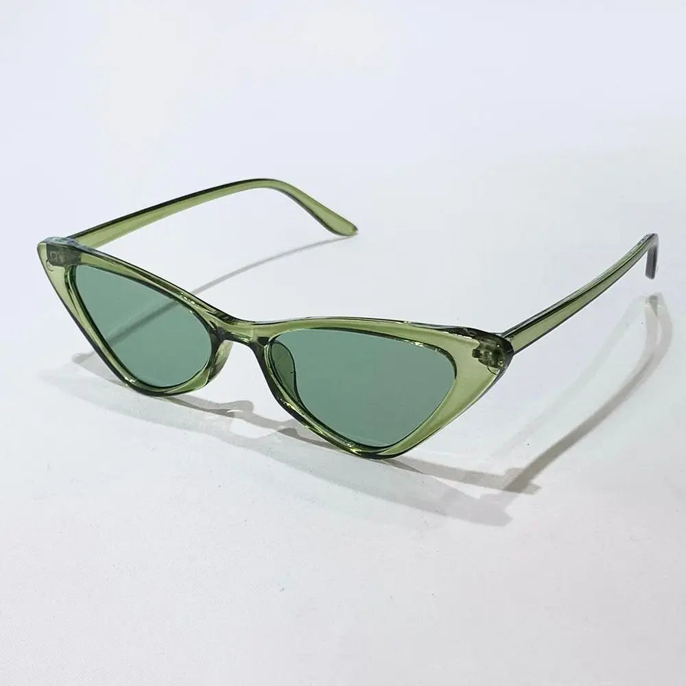 Vintage Small Frame Cat Eye Sunglasses UV400 Protection Trendy Retro Shades Streetwear Accessories for Women Quake