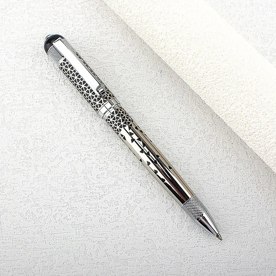 High Quality Multiple Colour Metal Ballpoint Pens Administrative Office Stationery Luxurs Blue Ink Quake 1350-3