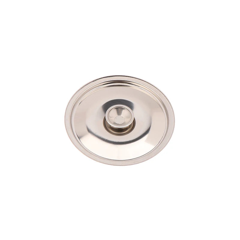 1Pcs Kitchen Stainless Steel Round Pot Lid Replacement , 10/12/14/16/18/20/22/24/26cm Saucepan Cover Quake 14cm