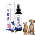 Pet Dog Cat Anti Flea Drops 100ml Insectcide Flea Lice Insect Remover Spray Flea And Tick Concentrate Formula Pet Flea Remover Quake Default Title