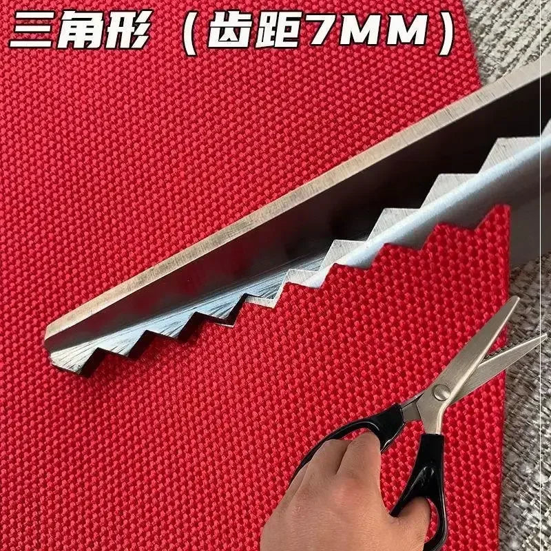 Professional Pinking Shears Stainless Steel Zig Zag Scissors for Fabric Sewing Dressmaking Quilting for Tailors Sewers DIY Quake Triangle 7mm
