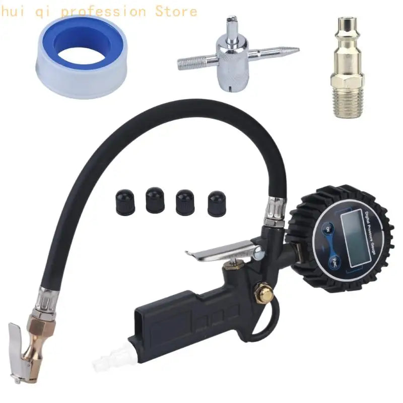 Handheld Air Inflator with Lighted Screen for Tire Filling Tasks H8WE Quake Western CN