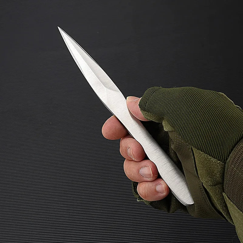 Stainless steel tea knife tea set Pu'er special Kung Fu tea brewing tool tea needle tea ceremony accessories with leather case Quake
