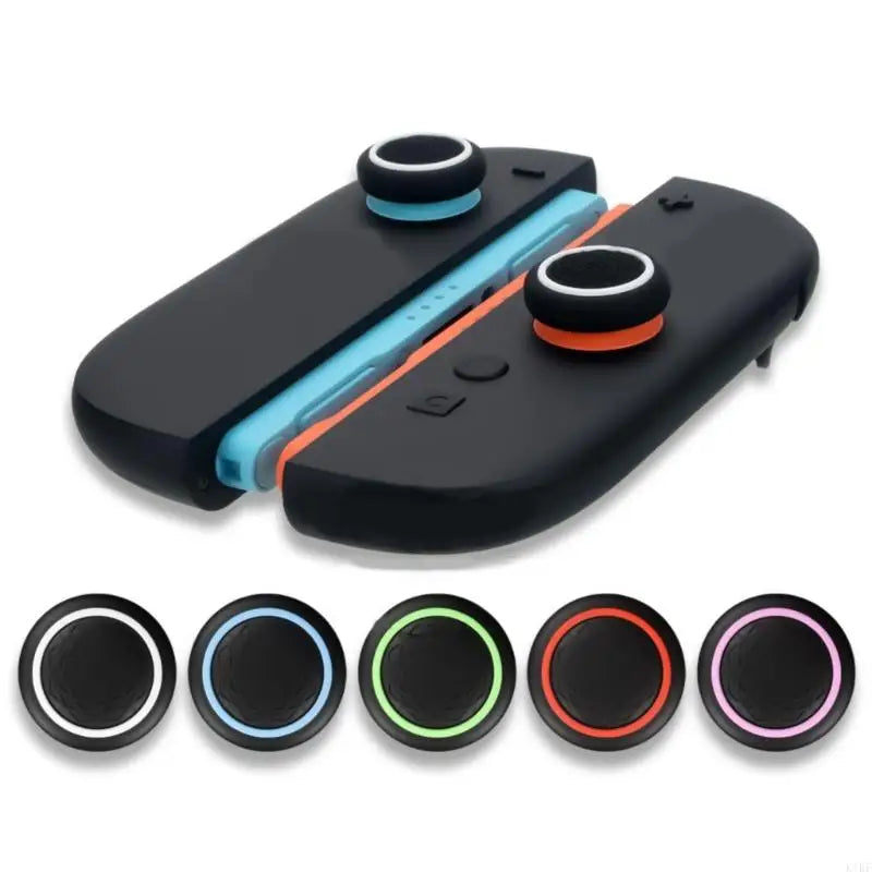 Shock Absorption Protective Silicone Thumbstick Caps Fit for Controller Customizable Color Option Soft Surfaces K1KF Quake