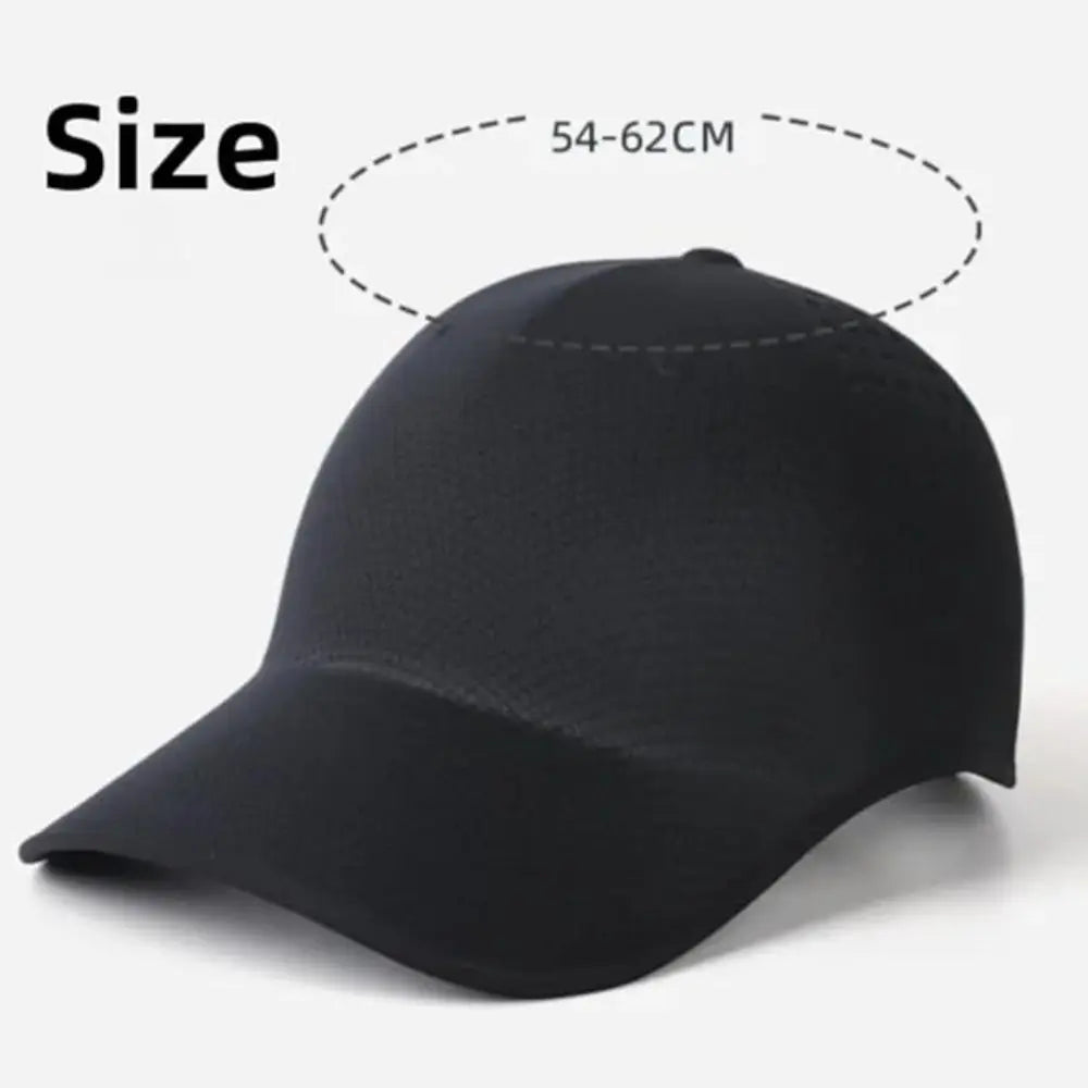 Creative Gift Seamless Baseball Cap Packable Quick Drying Outdoor Hat Lightweight Breathable Sports Hat Quake