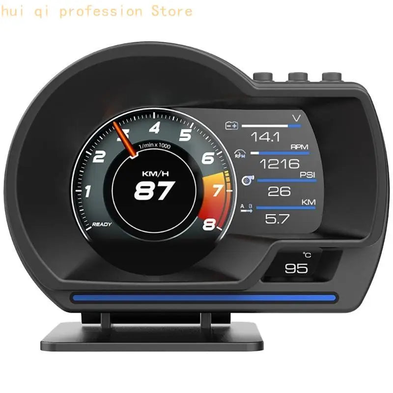 Automotive HUD Projector Speedometer OBD2 Data Analysis Warning Light Function Double Mode OBD Display Instrument H8WE Quake