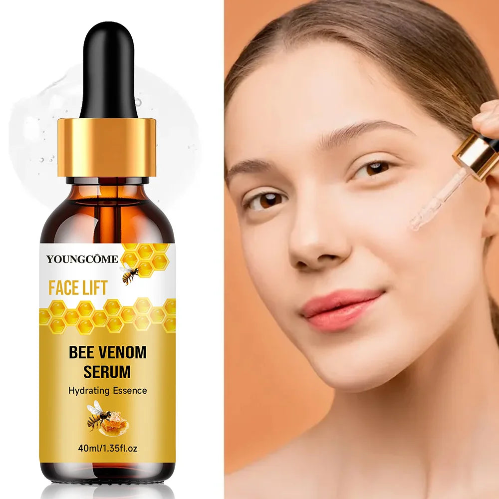 Beevenom Serum Hydrating Essence Face Serum Lift Firming Fade Fine Lines Anti-aging Essence Whitening Brighten Nourish Skin Care Quake