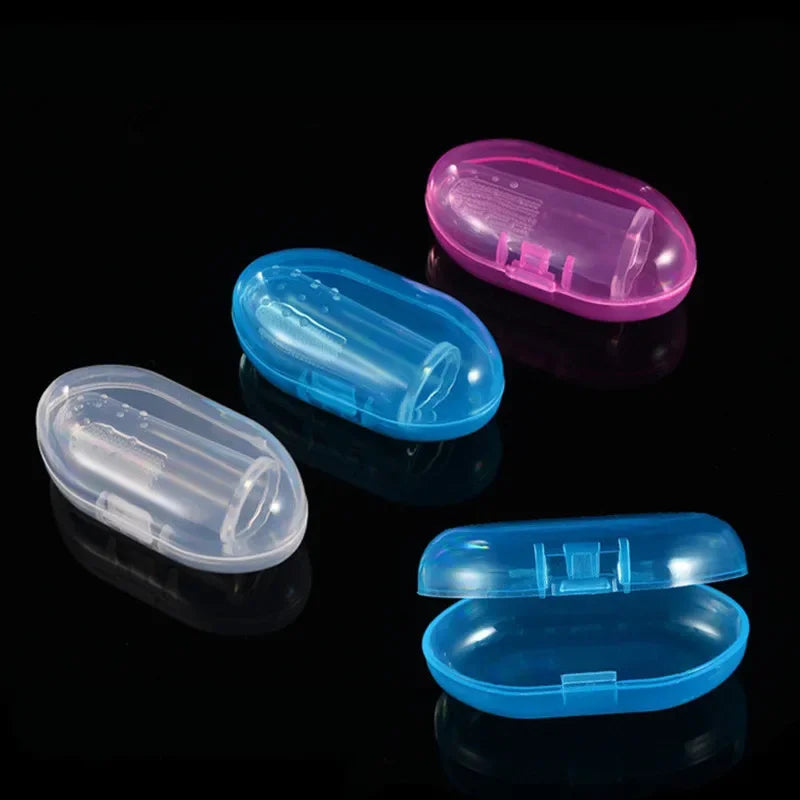 vvocci Super New Soft Pet Finger Toothbrush with Box Toy Teddy Dog Brush Breath Tartar Teeth Tool Dog Cat Cleaning Pet Supplies Quake