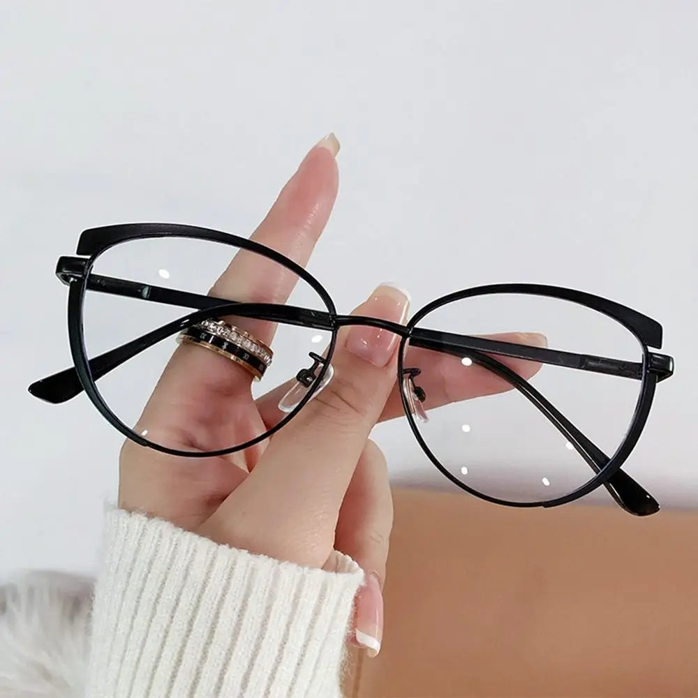Blue Light Blocking Glasses for Women Fashion Cat Eye Eyeglasses Optical Anti Blue Ray Spectacle Eye Protection Computer Eyewear Quake Black