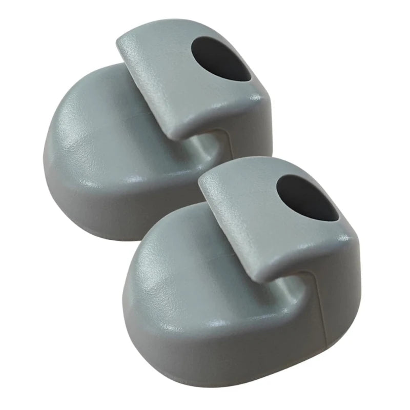 2 Pieces Truck Sun Shade Clip Gray Interior S161023-661 ABS Construction Works With Vehicle Types Simple Assembly H8WE Quake CN