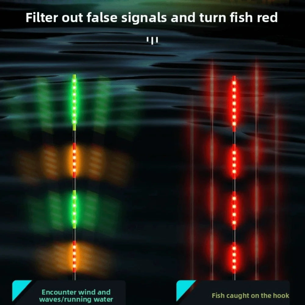 Super Bright LED Smart Float Top Luminous Ultra Sensitive Electronic Floats Electronic Design Smart Technology Quake