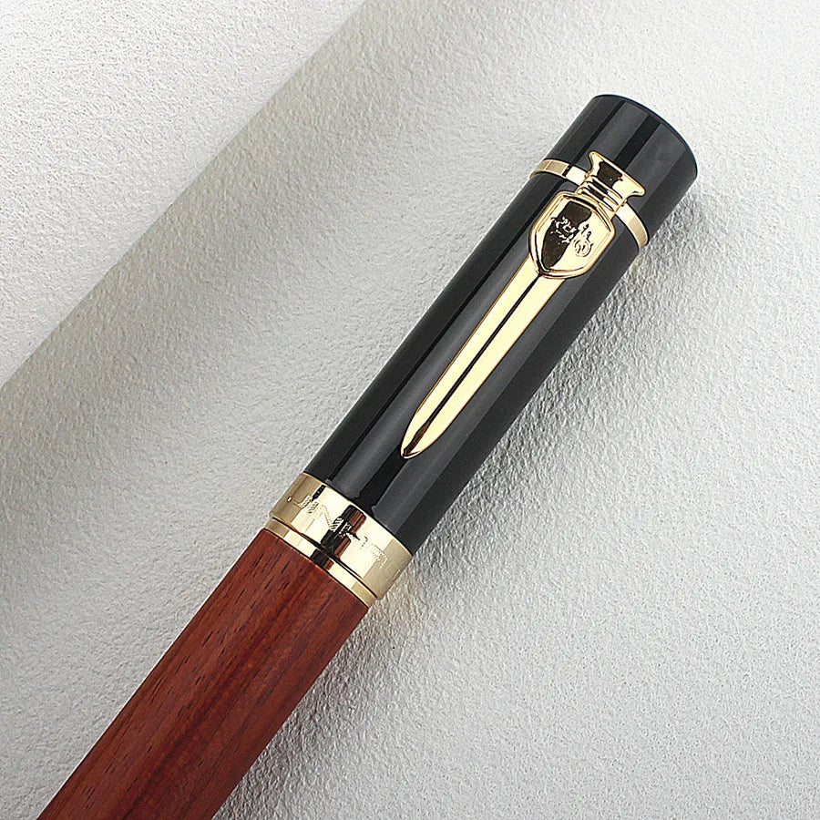 JINHAO 650 Wood Fountain Pen High Quality F EF Nib Ink Pen Calligraphy Pen Stationery School Office Supplies PK 9056 Quake