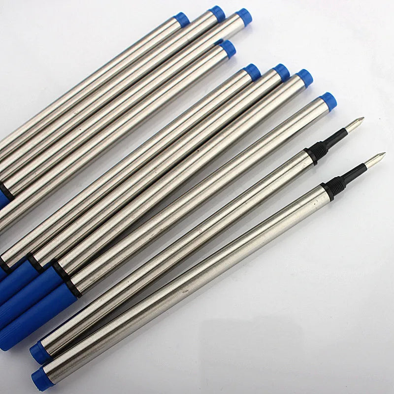 JINHAO 10/PCS Metal Spiral Mouth Refills 0.7mm Roller Ballpoint Pen Business Ball Pen Refills Office School Supply Stationery Quake