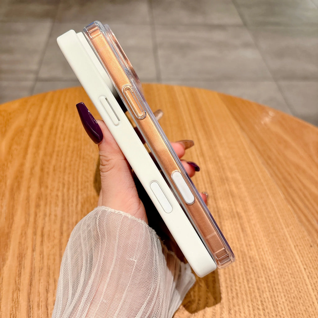 With Camera Touch Button Magnetic Clear Case For iPhone 17 Pro Max / Pro /Air MagSafe Compatible Hard PC Protective Cover Quake