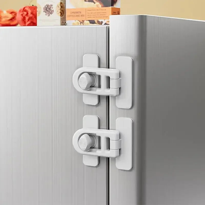 Baby Safety Lock Protection Useful Cabinet Multifunction Kids Security Drawer Lock Refrigerator Door Latch Durable Plastic Quake