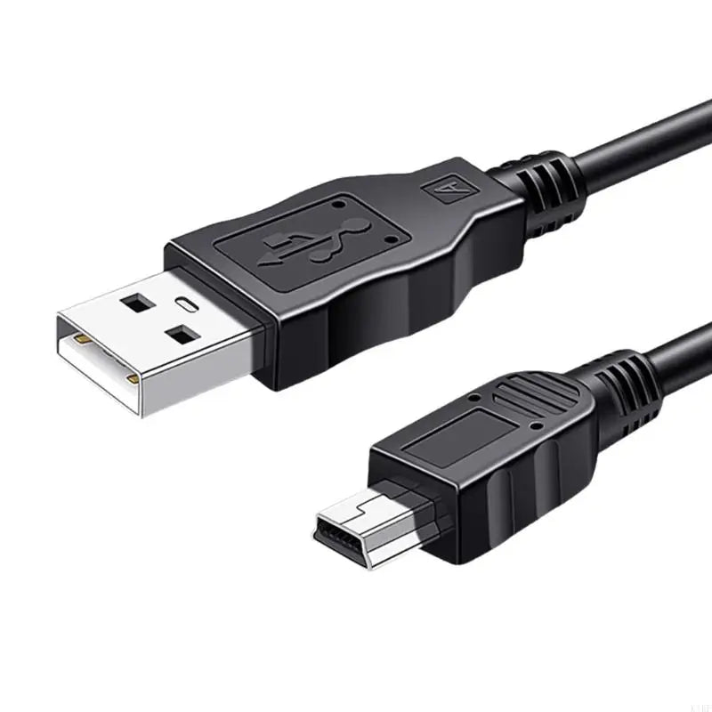 USB-A to 5-Pin Mini-USB Camera Cable with Molded Strain Relief and Black PVC Covering for IFC-400PCU Photo and Video K1KF Quake