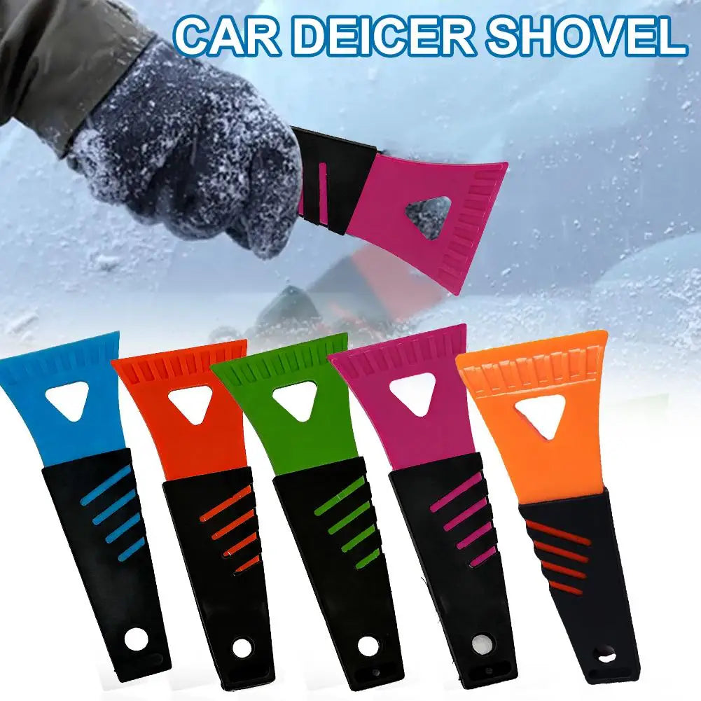 Multifunctional Plastic Car Ice Scraper Snow Shovel Kitchen Grease Removal Scraper Auto Ice Tool Car Snowplow Quake