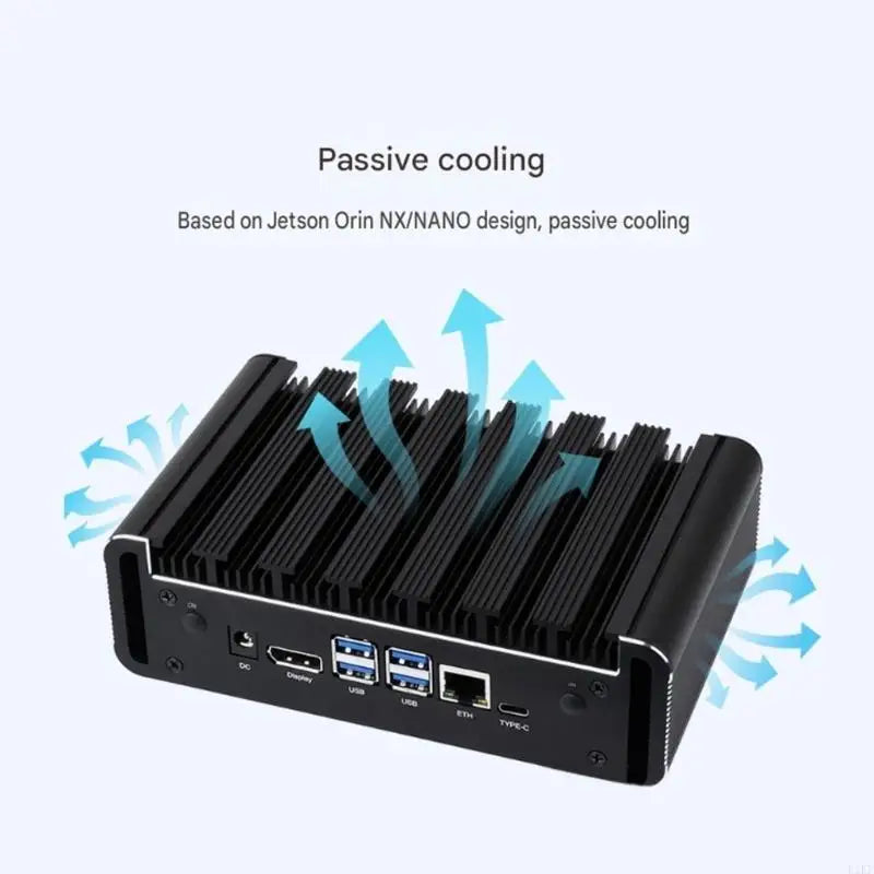 Control Cabinet Installation Enclosure for Orin, Passive Cooling Housing with Front I O Cutout and Thermal Grease K1KF Quake