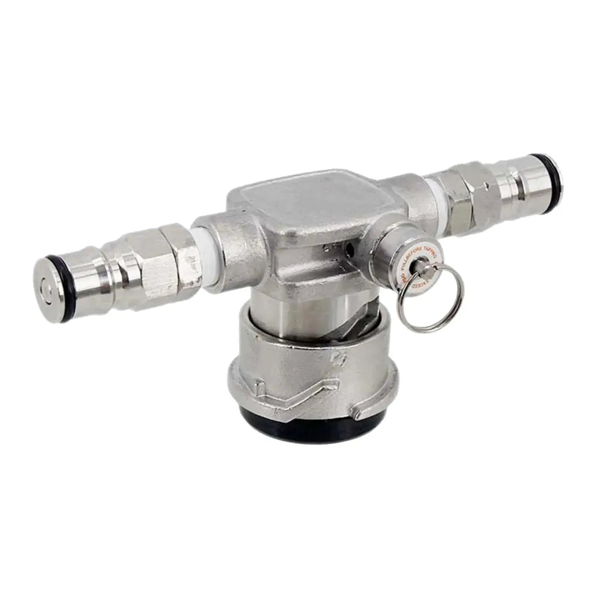 Beer Low Profile Keg Coupler with Ball Lock Easy Connection Gas Beer Post Home Quake Type D