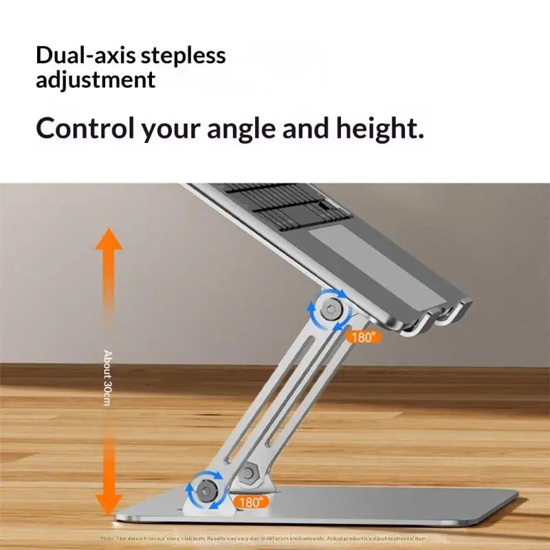 Adjustable Laptop Stand with 360 Degree Rotatable Base Foldable Laptop Holder for Desk Ergonomic Computer Notebook K1KF Quake