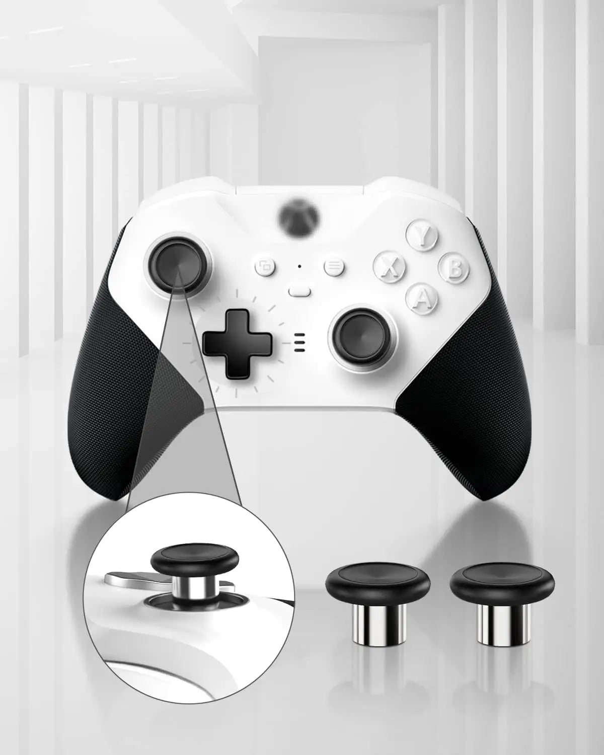 Xbox Elite Controller Series 2 Accessories, 10 in 1 Thumbsticks Replacement with 1 Xbox One Charging Station, 1 D-Pads, 4 Swap J Quake