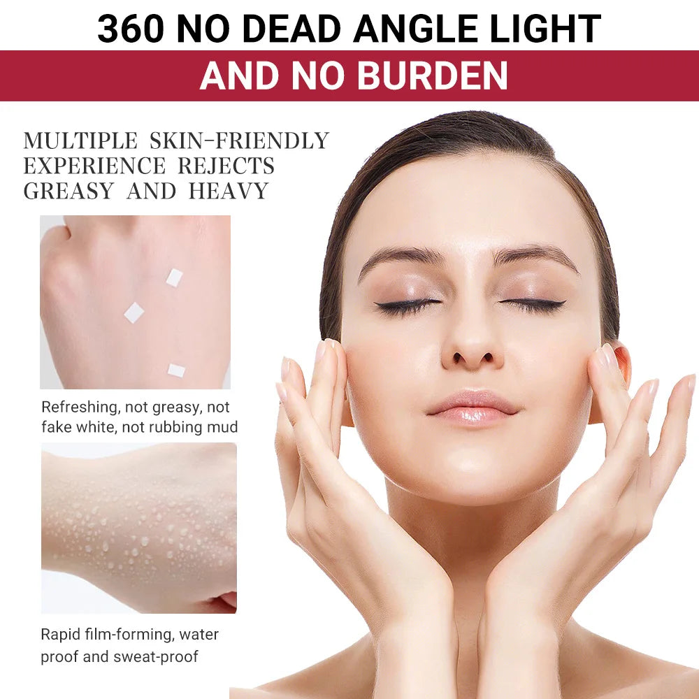 Matte Solar Blocker Isolate Ultraviolet Skin Protector Moisturizer Oil Control Whitening Face Sun Resistant Cream Skin Care Gift Quake