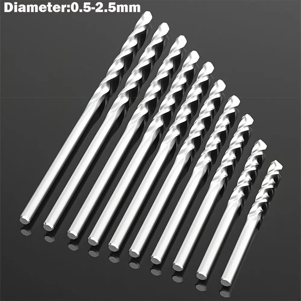 Hard Straight Shank Drill Bit Mini High Speed Steel Twist Drill Bit HSS Bit Wood Quake