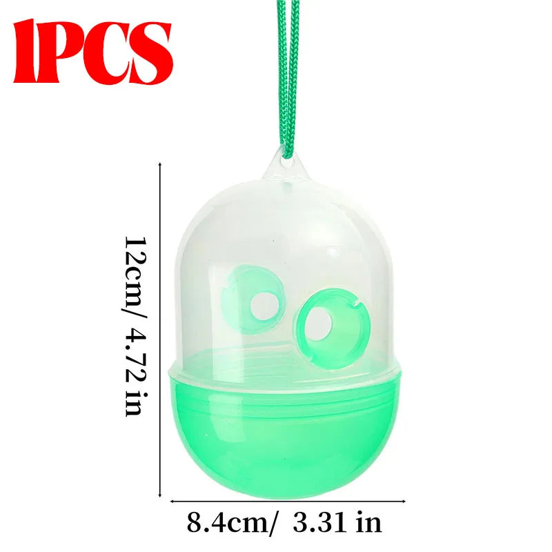 Clear Plastic Outdoor Hanging Insect Trap Reusable Fly Trap for Wasp Bees Effective Insect Traps Hornet Catcher for Garden Farm Quake 1PC