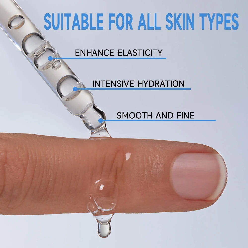 Hyaluronic Acid Serum Anti -Wrinkle Collagen Instant Tightening Fade Fine Lines Hydrating for Plumping Moisturizing Nourishing Quake
