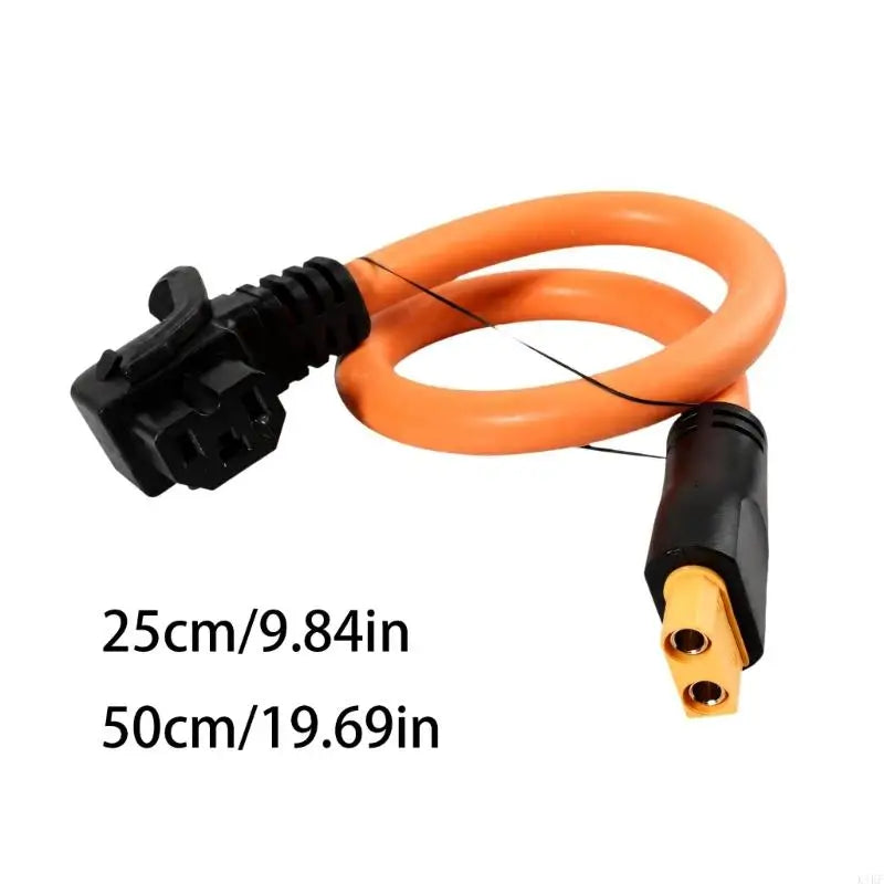 Right-Angle XT90 Power Cable with Flexible Silicone Jackets for Matching Interfaces and Space-Consciously Cable Routing K1KF Quake