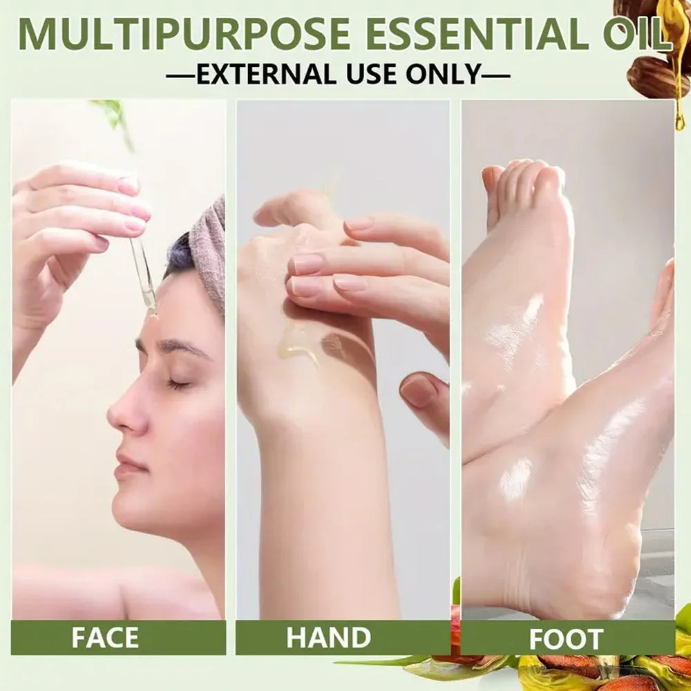 Natural Organic Jojoba Oil Anti Aging Firming Skin Face Moisturizing Relaxing Massage Oil Hair Nourishing for Dry Damaged Quake