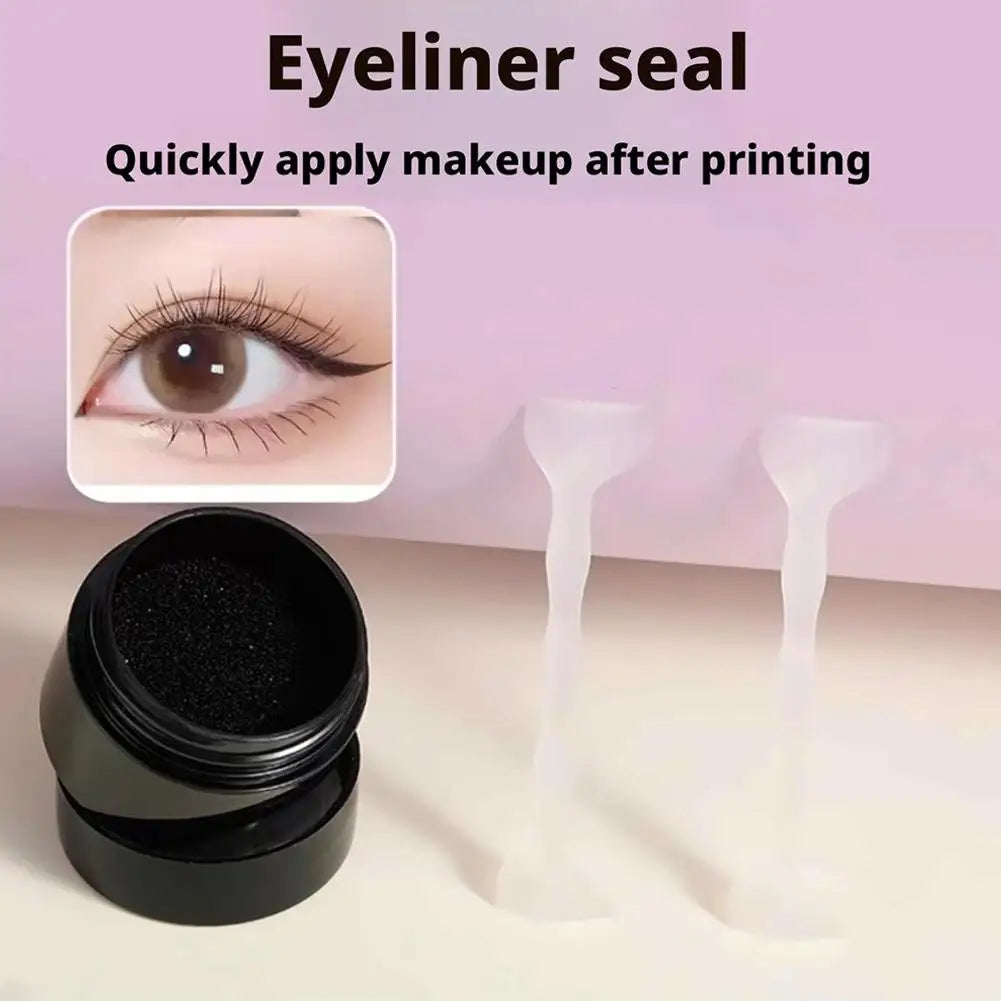 Double Ended Eye Eyeliner Stamps Set Eye Shadow Cosmetic Easy To Color Eye Liner Stamping Stencil Accessories Lash Make Up Tools Quake