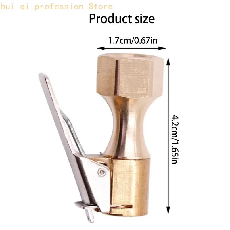 4 Pack Brass Air Chuck Quick Release Fitting Connector For Auto Bike Tire Pump H8WE Quake