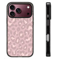 Red Ribbon Leopard Pattern Impact Magnetic Phone Case Cover for IPhone 14 15 16 17 18 Pro Max Case Quake impact (no magsafe) iPhone 15