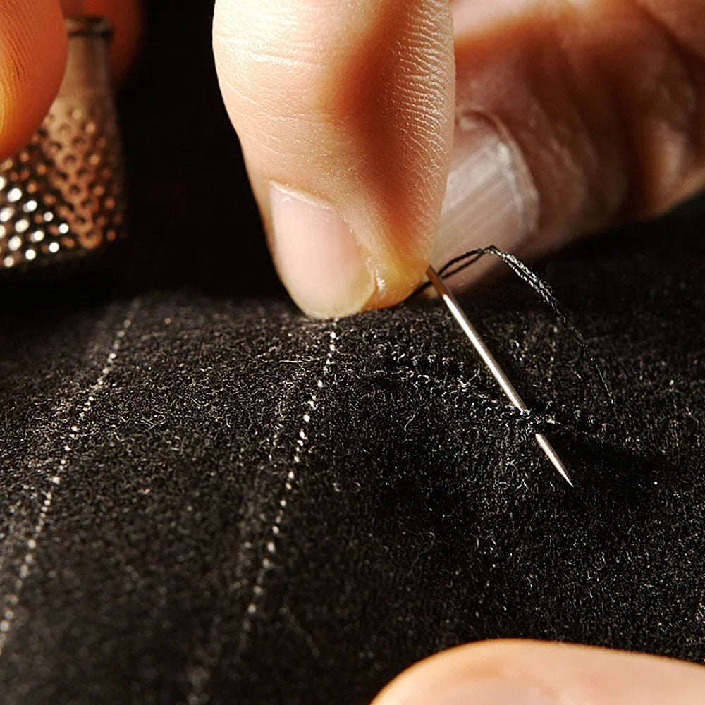 Side Hole Blind Sewing Needles Stainless Steel Elderly Needles Hand Sewing Stitching Pin DIY Home Self Threading Needle with Thi Quake