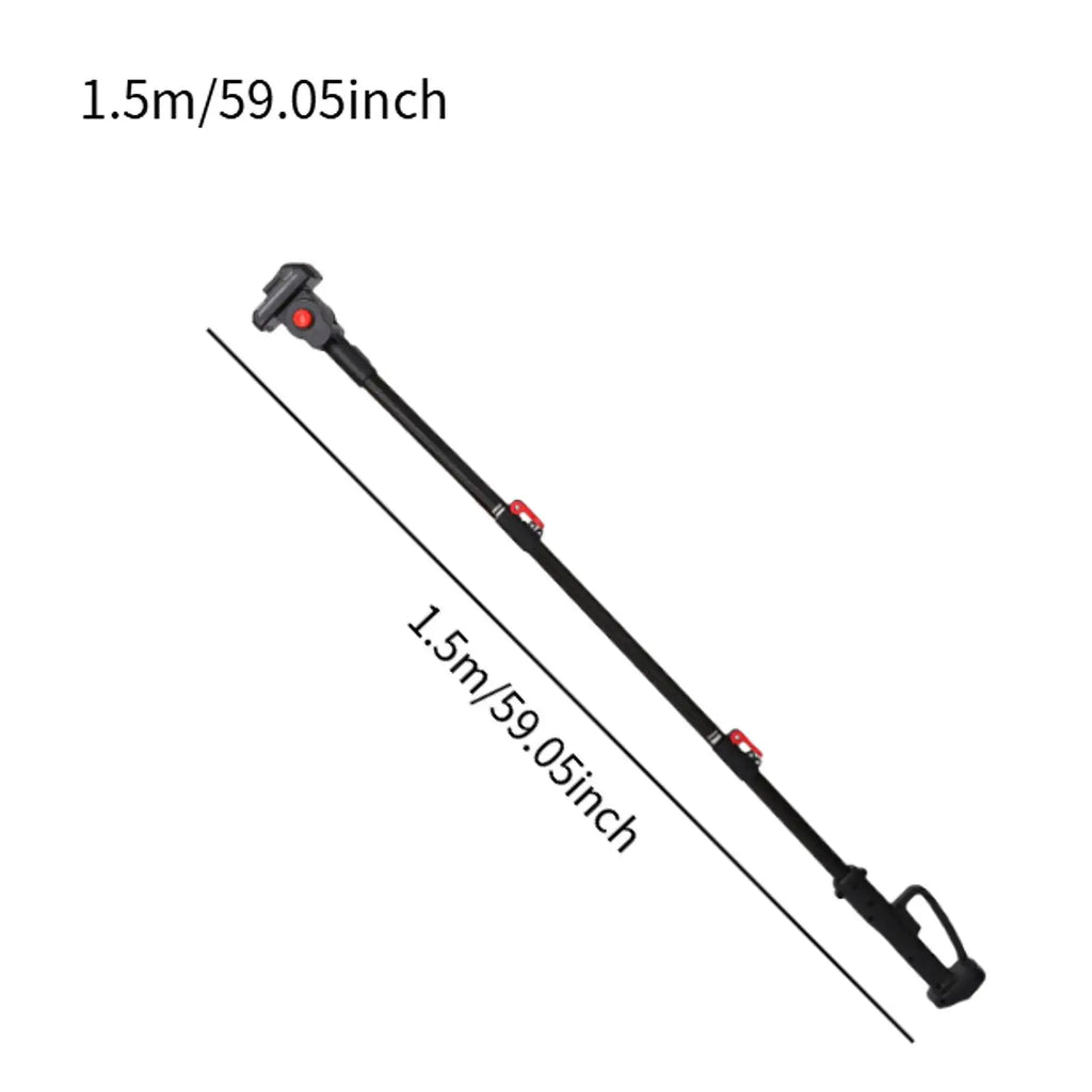 Telescoping Rod Lawn Handheld Chainsaw Part Tool Electric Pruner Attachment Telescopic Extension Pole for Tree Trimming Outdoor Quake