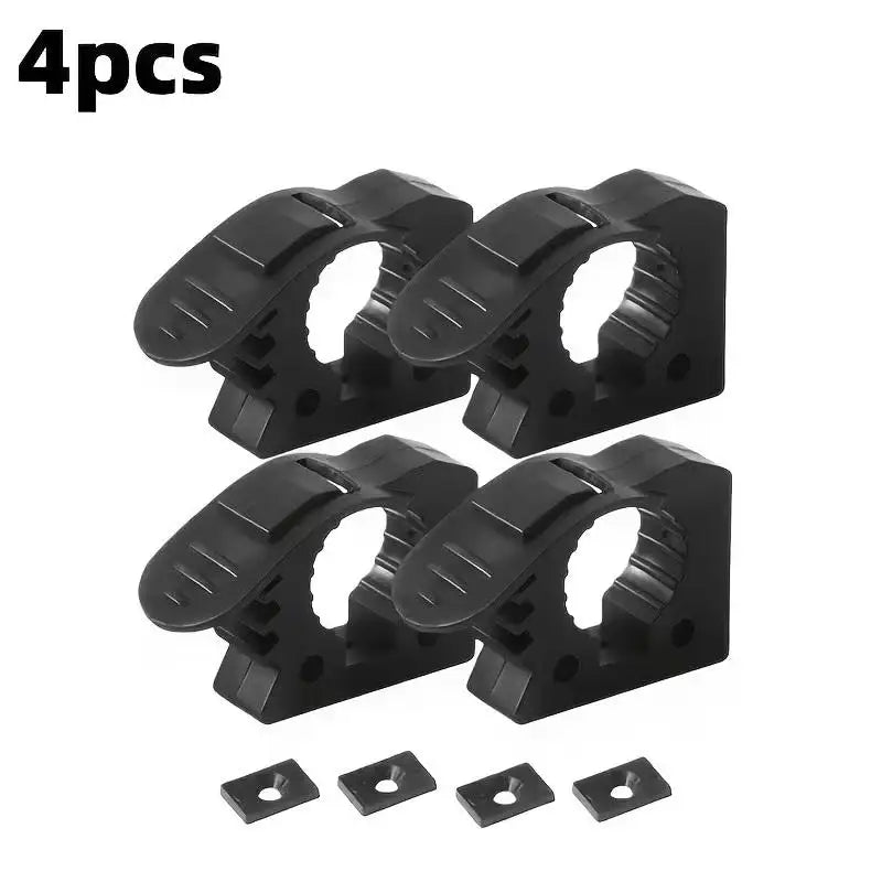 2/4Pcs Quick Fist Clamp For Mounting Tools Equipment Rubber Clamp Ideal For Offroad Vehicles, ATV, UTV, Truck Part Accessories Quake 4PCS