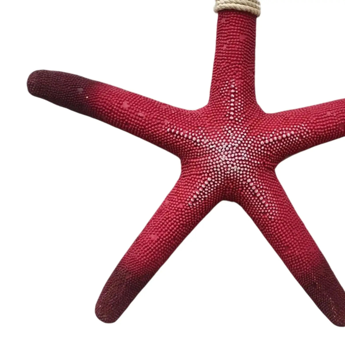 Resin Starfish Ornament Hanging Five-pointed Star Large Beach Decor Hanging Decor for Beach Christmas Aquarium Bathroom Bedroom Quake