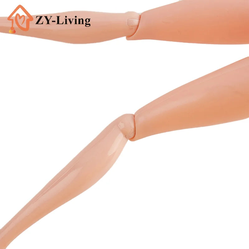 1Pc 11 Movable Joints 26/27cm African Doll Nude Body Brown Black Skin Doll Body Skin Children's Pretty Girl Toy Gift Quake