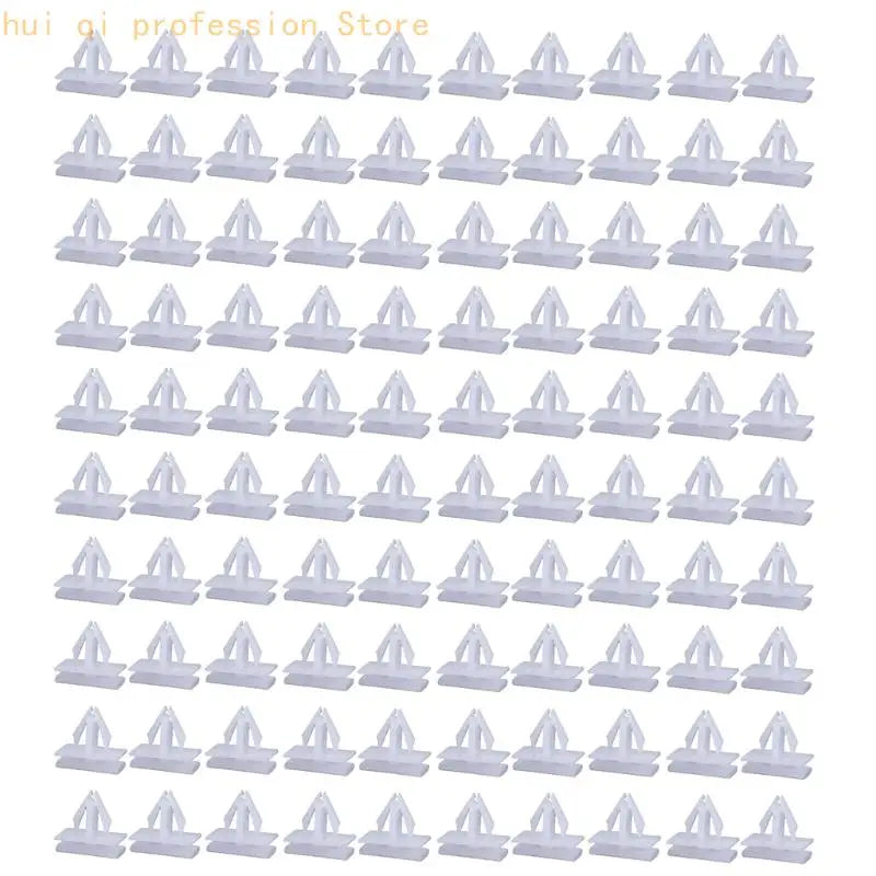 Car Trim Panel Retaining Clips with Plastic Push-in Design for Side Skirt H8WE Quake 100PCS CN