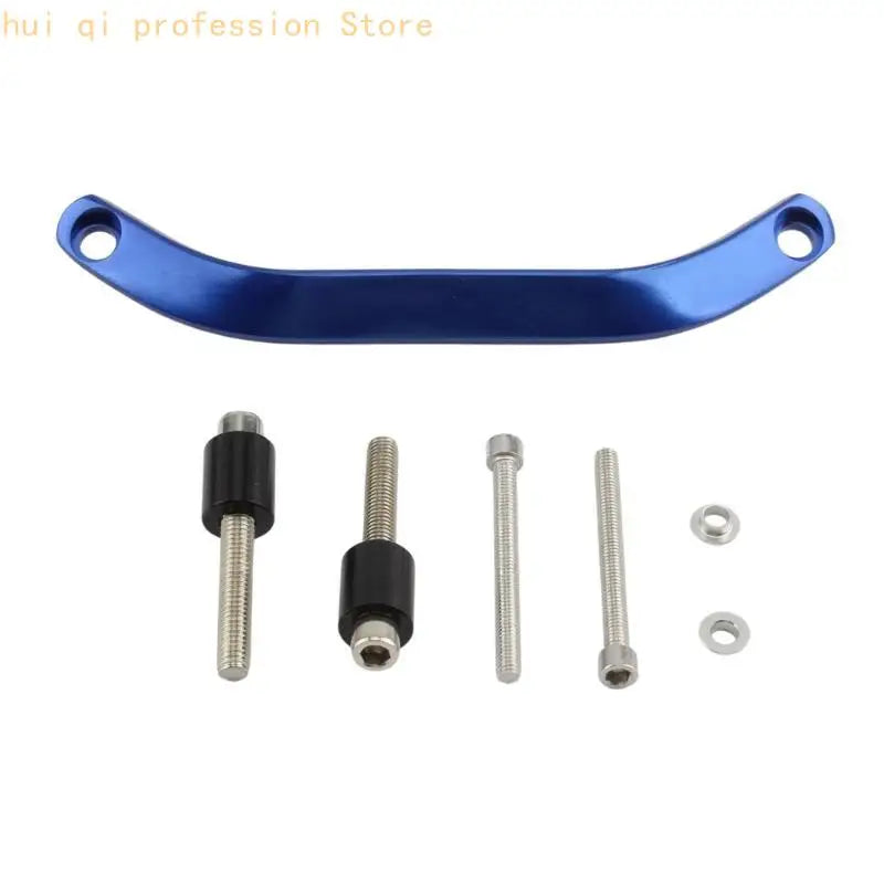 Rear Grab Handle For Motorcycle Motorcycle Accessories Handrail Lever Rear Lift Grab Handle with Screw H8WE Quake Blue CN