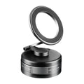 Magnetic Vacuum Car Phone Mount 360 Degrees Rotatable with Strong Suction Adjustable Air Vent Dashboard Holder for Navigation Un Quake Black