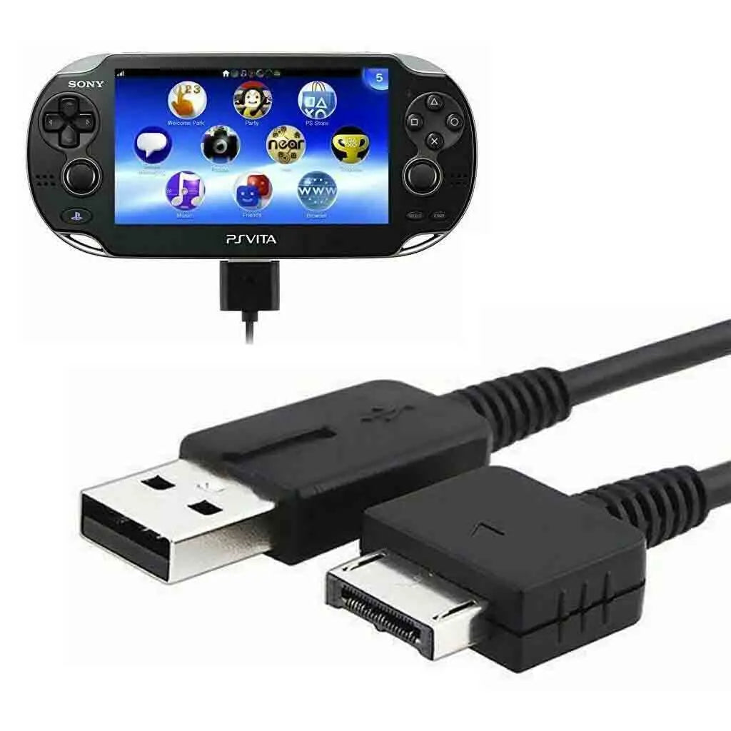 Charger Cable for PS Vita, 2 in 1 USB Data & Power Charger Cord Replacement for PSVita1000 Quake