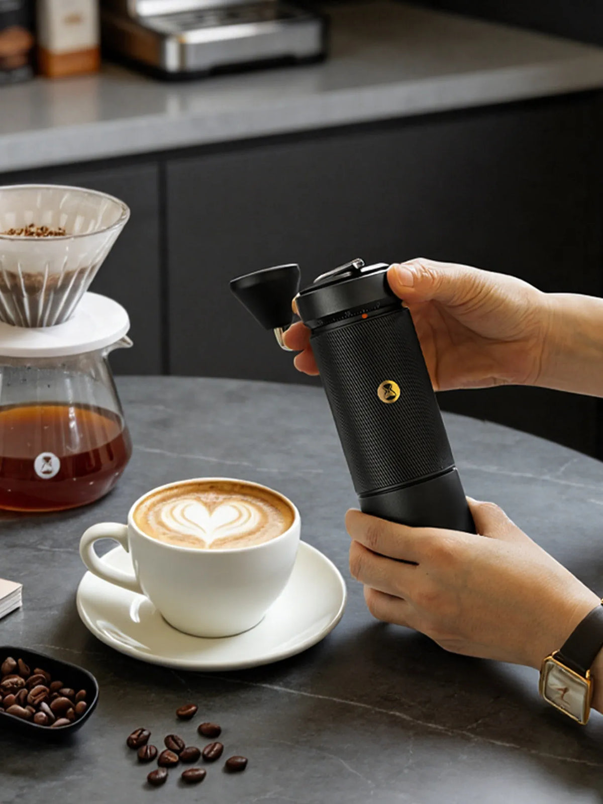 Timemore Chestnut S5 Hand Coffee Grinder Manual Coffee Bean Mill Grinder For Pour Over Espresso Household Coffee Grinding Tool Quake